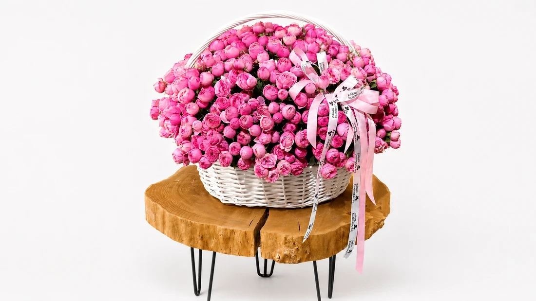 Корзина "Pink Bloom", изображение 2